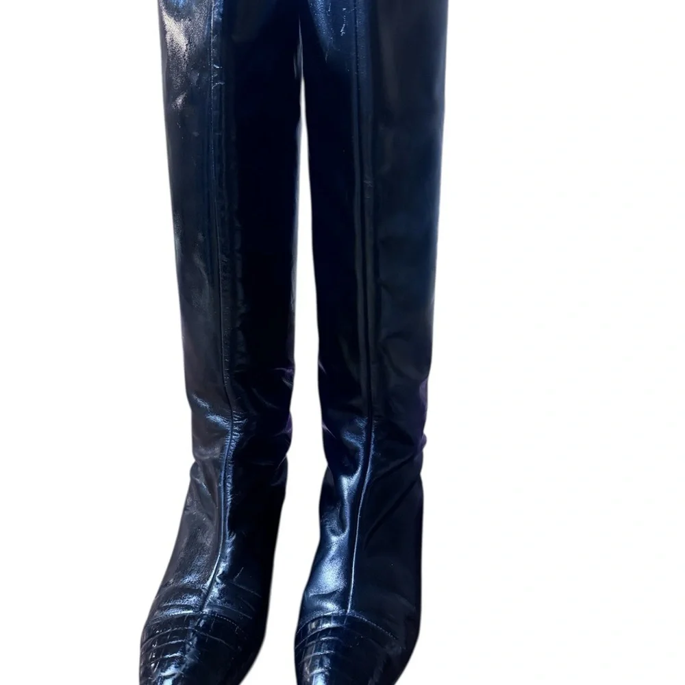 Elegant Black Over the Knee Boots